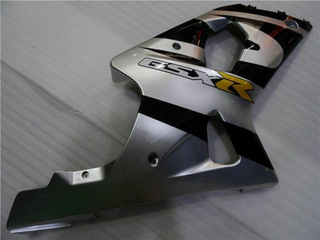 Plata Negro Carenado Moto Suzuki GSXR 1000 K1 2000-2002 Plata Negro Carenado Moto Suzuki GSXR 1000 K1 2000-2002
