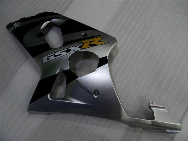 Plata Negro Carenado Moto Suzuki GSXR 1000 K1 2000-2002 Plata Negro Carenado Moto Suzuki GSXR 1000 K1 2000-2002