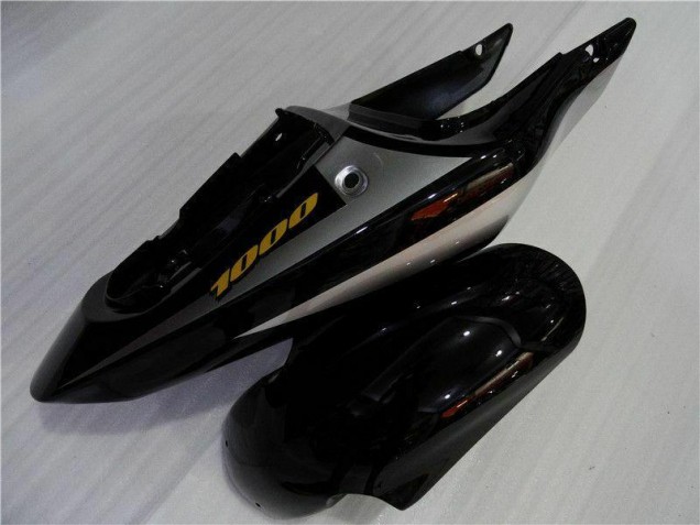 Plata Negro Carenado Moto Suzuki GSXR 1000 K1 2000-2002 Plata Negro Carenado Moto Suzuki GSXR 1000 K1 2000-2002
