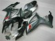 Plata Negro Carenado Moto Suzuki GSXR 600 / 750 K6 2006-2007 Plata Negro Carenado Moto Suzuki GSXR 600 / 750 K6 2006-2007