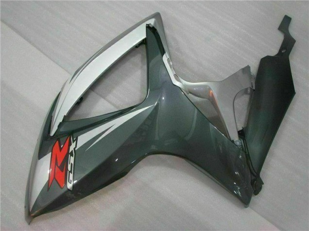 Plata Negro Carenado Moto Suzuki GSXR 600 / 750 K6 2006-2007 Plata Negro Carenado Moto Suzuki GSXR 600 / 750 K6 2006-2007