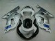 Plata Negro Carrocería Motocicletas Suzuki GSXR 600 / 750 K1 K2 K3 2001-2003 Plata Negro Carrocería Motocicletas Suzuki GSXR 600 / 750 K1 K2 K3 2001-2003