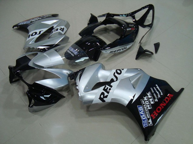 Plata Repsol Carenado Moto & Plástico Honda VFR 800 2002-2013 Plata Repsol Carenado Moto & Plástico Honda VFR 800 2002-2013