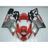 Plata & Rojo Carenado Moto Aprilia RSV 1000 2003-2006