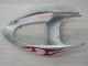 Plata Rojo Llamas Carenado Moto Kawasaki ZX6R 2005-2006