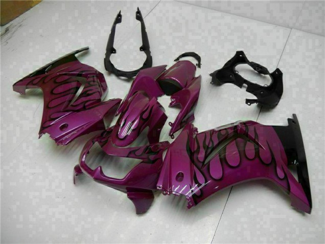 Púrpura Carenado Moto Kawasaki EX250 2008-2012