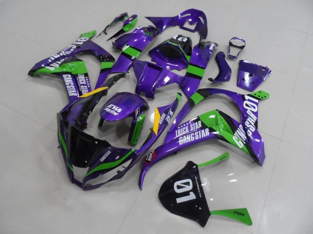 Púrpura Eva Carenado Moto Kawasaki ZX10R 2011-2015 Púrpura Eva Carenado Moto Kawasaki ZX10R 2011-2015
