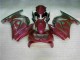 Púrpura Rojo Carenado Moto Kawasaki EX250 2008-2012