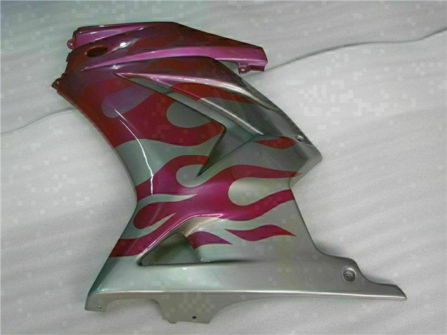Púrpura Rojo Carenado Moto Kawasaki EX250 2008-2012
