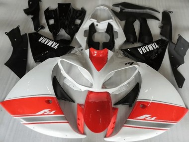 Racy Rojo Blanco Negro Carenado Moto Yamaha R1 2012-2014