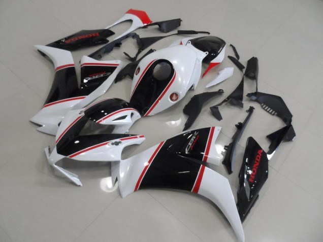 Raya negra y blanca y roja Carenado Moto Honda CBR 1000 RR 2012-2016 Raya negra y blanca y roja Carenado Moto Honda CBR 1000 RR 2012-2016