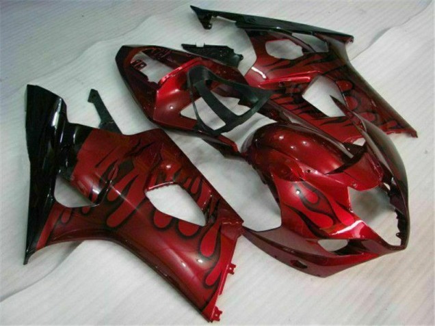 Rojo ABS Moto Plástica Suzuki GSXR 1000 K3 2003-2004 Rojo ABS Moto Plástica Suzuki GSXR 1000 K3 2003-2004