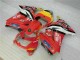 Rojo Amarillo Carenado Moto Kawasaki EX250 2008-2012