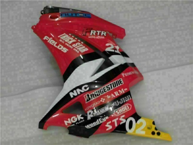Rojo Amarillo Carenado Moto Kawasaki EX250 2008-2012