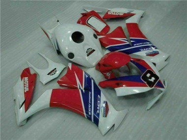 Rojo Azul Blanco Carenado Moto Honda CBR 1000 RR 2012-2016