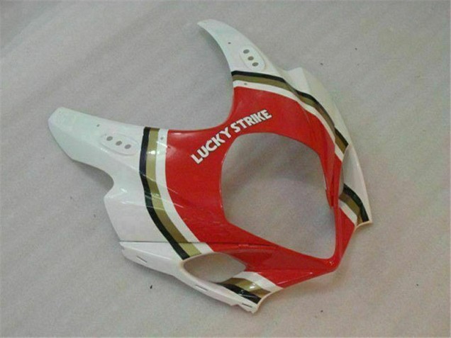 Rojo Blanco ABS Moto Plástico Suzuki GSXR 1000 K7 2007-2008 Rojo Blanco ABS Moto Plástico Suzuki GSXR 1000 K7 2007-2008