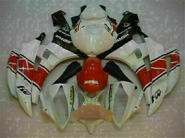 Rojo Blanco ABS Moto Plásticos Yamaha R6 2006-2007