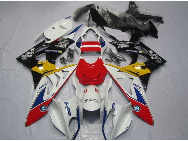 Rojo Blanco Amarillo Carenado Moto BMW S1000RR 2009-2014 Rojo Blanco Amarillo Carenado Moto BMW S1000RR 2009-2014