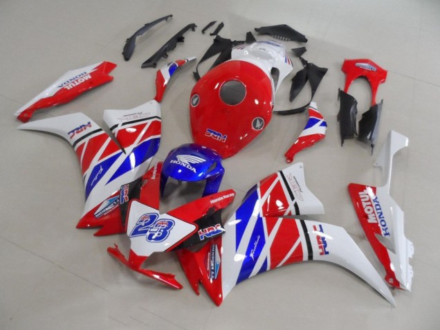 Rojo Blanco Azul HRC 23 Carenado Moto Honda CBR 1000 RR 2012-2016 Rojo Blanco Azul HRC 23 Carenado Moto Honda CBR 1000 RR 2012-2016