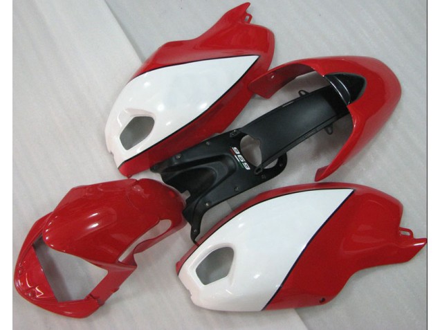 Rojo Blanco Carenado Moto Ducati Monster 696 2008-2012 Rojo Blanco Carenado Moto Ducati Monster 696 2008-2012