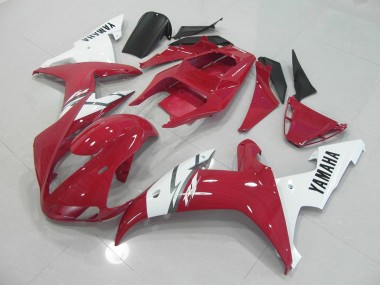 Rojo Blanco Carenado Moto Yamaha R1 2002-2003