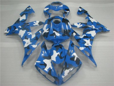 Rojo Blanco Carenado Moto Yamaha R1 2004-2006