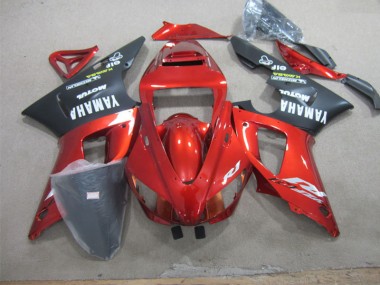 Rojo Blanco Carenado Moto Yamaha R1 2009-2011