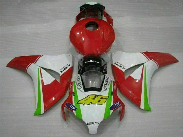Rojo Blanco Carrocería Motocicletas Honda CBR 1000 RR 2008-2011 Rojo Blanco Carrocería Motocicletas Honda CBR 1000 RR 2008-2011