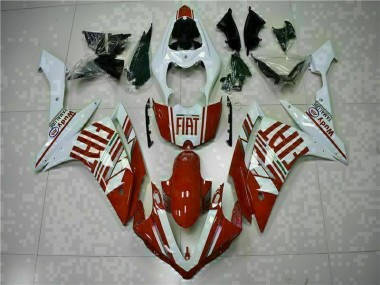 Rojo Blanco Carrocería Motocicletas Yamaha R1 2007-2008