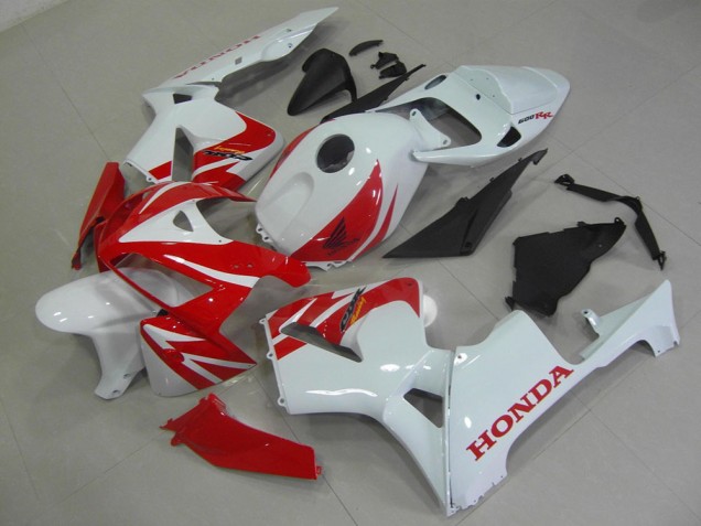 Rojo Blanco Kits Carenado Moto Honda CBR 600 RR 2005-2006 Rojo Blanco Kits Carenado Moto Honda CBR 600 RR 2005-2006