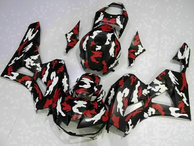 Rojo Blanco Negro Carenado Moto Honda CBR 600 RR 2013-2021 Rojo Blanco Negro Carenado Moto Honda CBR 600 RR 2013-2021