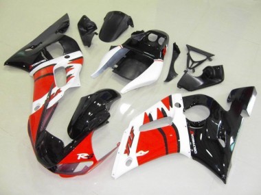 Rojo Blanco Negro Carrocería Motocicletas Yamaha R6 1998-2002