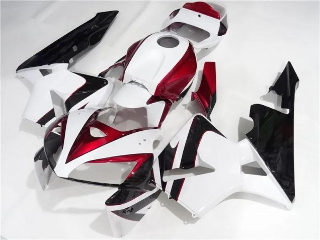 Rojo Blanco Negro Kits Completo Carenado Moto Honda CBR 600 RR 2005-2006 Rojo Blanco Negro Kits Completo Carenado Moto Honda CBR 600 RR 2005-2006