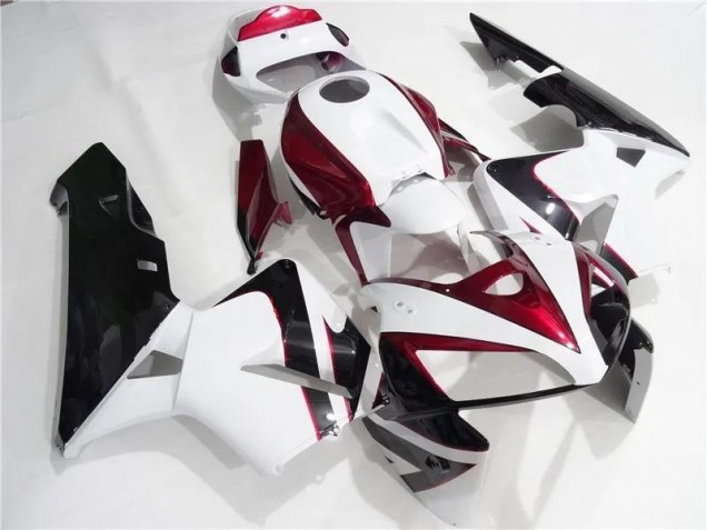 Rojo Blanco Negro Kits Completo Carenado Moto Honda CBR 600 RR 2005-2006 Rojo Blanco Negro Kits Completo Carenado Moto Honda CBR 600 RR 2005-2006