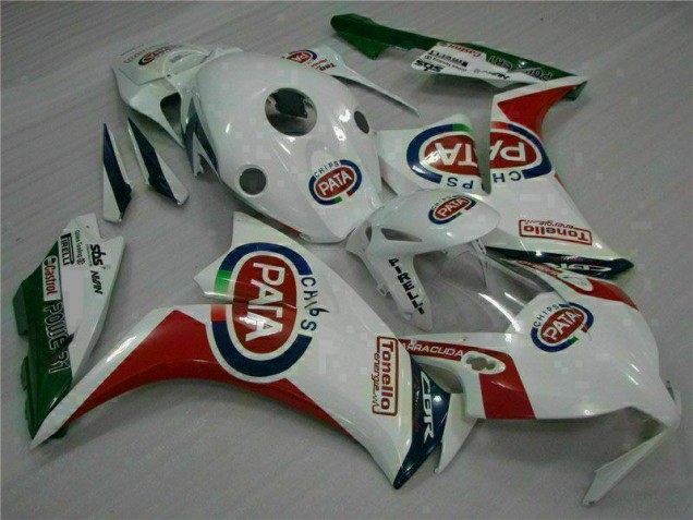 Rojo Blanco PATA Kit Carenado Inyección Honda CBR 1000 RR 2012-2016 Rojo Blanco PATA Kit Carenado Inyección Honda CBR 1000 RR 2012-2016
