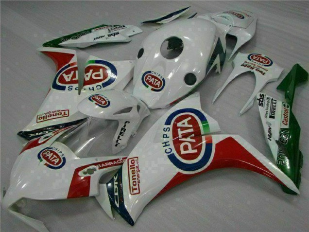 Rojo Blanco PATA Kit Carenado Inyección Honda CBR 1000 RR 2012-2016 Rojo Blanco PATA Kit Carenado Inyección Honda CBR 1000 RR 2012-2016