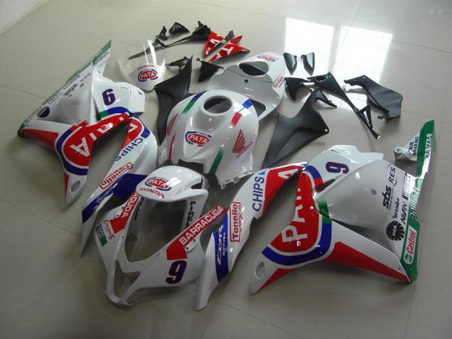 Rojo Blanco Pata Carenado Moto Honda CBR 600 RR 2009-2012 Rojo Blanco Pata Carenado Moto Honda CBR 600 RR 2009-2012