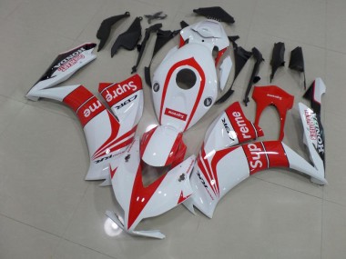 Rojo & Blanco Supreme Carenado Moto Honda CBR 1000 RR 2012-2016