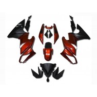 Rojo Carenado Moto Kawasaki EX650 2009-2011