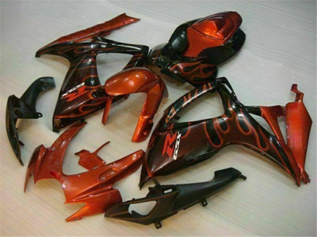 Rojo Carenados Moto Suzuki GSXR 600 / 750 K6 2006-2007 Rojo Carenados Moto Suzuki GSXR 600 / 750 K6 2006-2007