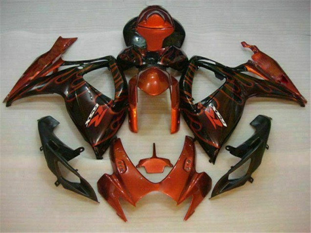 Rojo Carenados Moto Suzuki GSXR 600 / 750 K6 2006-2007 Rojo Carenados Moto Suzuki GSXR 600 / 750 K6 2006-2007