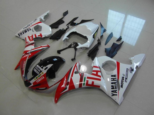 Rojo Fiat Carenado Moto Yamaha R6 2003-2005 Rojo Fiat Carenado Moto Yamaha R6 2003-2005