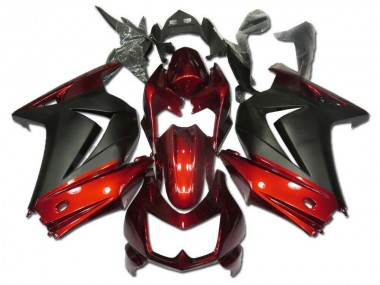 Rojo Gris Carenado Moto Kawasaki EX250 2008-2012