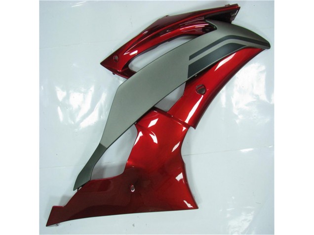 Rojo Gris Carenado Moto Yamaha R6 2008-2016