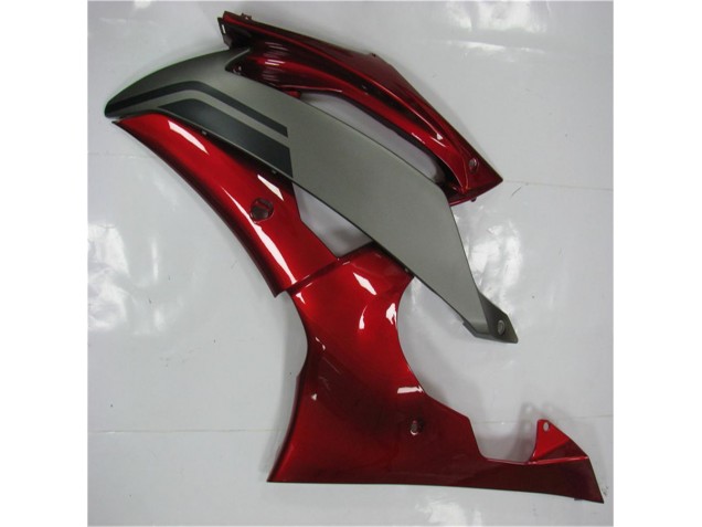 Rojo Gris Carenado Moto Yamaha R6 2008-2016