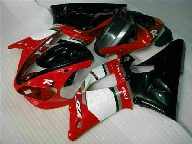Rojo Kits Completo Carenado Moto ABS Yamaha R1 2000-2001