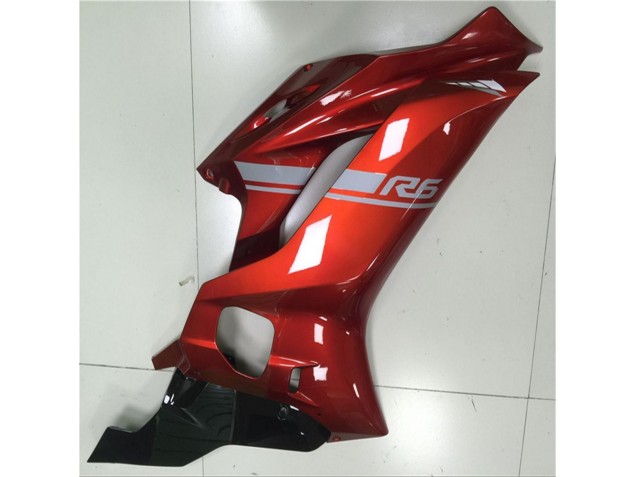 Rojo Kits Completo Carenado Moto Yamaha R6 2017-2023