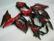 Rojo Llama Negro Carenado Moto Suzuki GSXR 1000 K9 2009-2016
