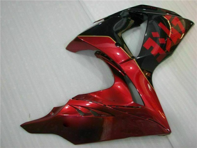 Rojo Llama Negro Carenado Moto Suzuki GSXR 1000 K9 2009-2016
