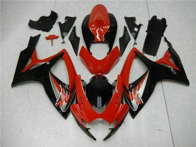 Rojo Moto Carenado Suzuki GSXR 600 / 750 K6 2006-2007 Rojo Moto Carenado Suzuki GSXR 600 / 750 K6 2006-2007